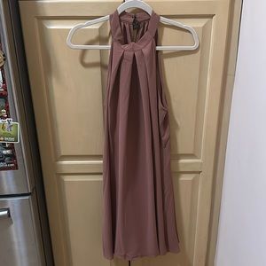 Dusty rose sleeveless dress NWOT